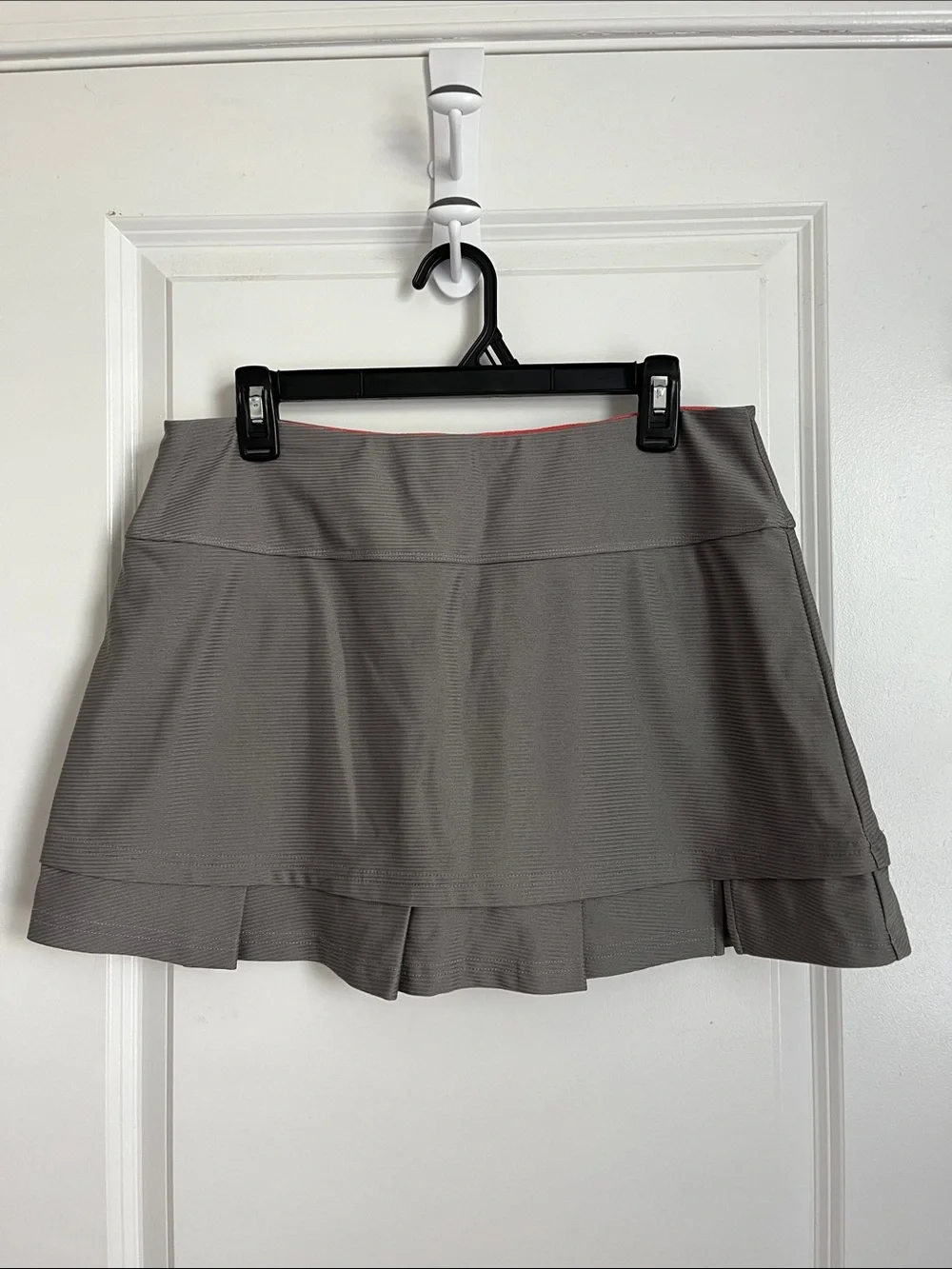 bolle Gray Athletic Skort with Pleated Hem